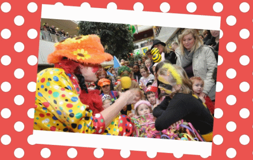 Karneval mit Clown Micky
